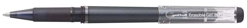 Uni-ball UF-222 Roller de Gel Borrable - Punta de Bola 0.7mm - Tinta Termosensible - Doble Goma Borradora - Color Negro · Pack de 12 uds.