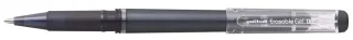Uni-ball UF-222 Roller de Gel Borrable - Punta de Bola 0.7mm - Tinta Termosensible - Doble Goma Borradora - Color Negro · Pack de 12 uds.