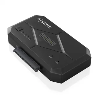 Aisens Docking Station Clonador de Discos Duros - Instalacion Facil - Compatible con SATA y M.2 NVME - Plug and Play - USB 3.0 - LEDS Indicadores - Alta Velocidad de Transferencia - Soporta