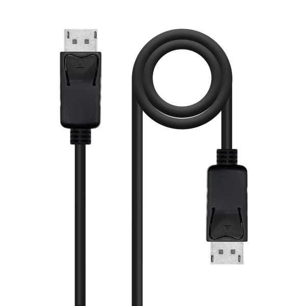 Nanocable Cable Displayport 1.4 CCS DP/M-DP/M - Longitud 0.5m - Color Negro