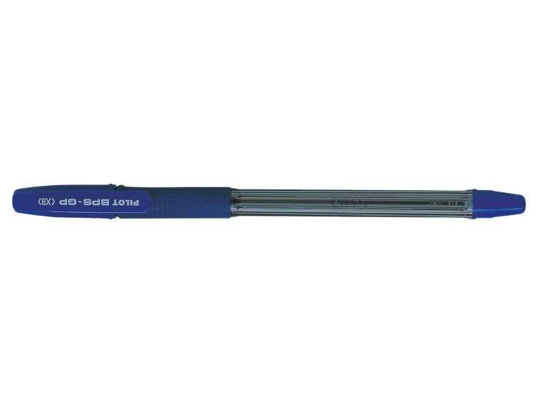 Pilot Boligrafo de Bola BPS-GP - Recargable - Punta Extra Ancha de 1.60mm - Trazo de 0.33mm - Color Azul · Pack de 12 uds.