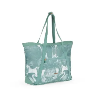 Milan Coleccion Lava Bolso Shopper 18.5L - Gran Capacidad - Cierre de Cremallera - Tamaño 52x36x3cm - Color Verde