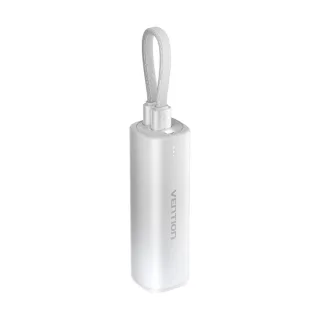 Vention PowerBank 5000mAh - USB-C, Lightning - Carga Rapida 20W - Color Gris