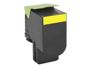 Lexmark CX410/CX510 Amarillo Cartucho de Toner Original - 80C2HY0/80C2HYE/802HY