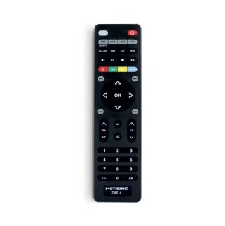 Metronic Mando a Distancia Universal ZAP 4 EVO 5 Para TV + TDT + SAT + DVD - Color Negro