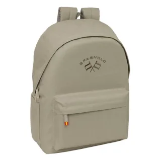 Safta Spagnolo Mochila para Portatiles hasta 15.6" - Bolsillo para Tablet hasta 11" - Antirrobo - Asa de Mano - Conector USB - Cremallera - Doble Tirador - Acolchada - 31x44x18cm - Color Mar