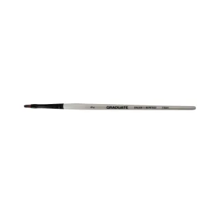 Daler Rowney Graduate Pincel Multitecnica - Pelo Sintetico - Mango Corto - Lengua de Gato Nº 2