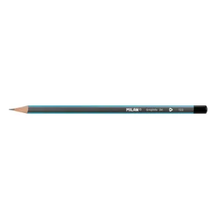 Milan Lapices de Grafito 2H - Triangular - Color Azul · Pack de 12 uds.