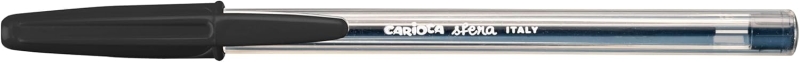 Carioca Sfera Boligrafos - Punta Ø 1mm - Escritura Super Deslizante - Fabricado con 90% de Plastico Reciclado - Color Negro · Pack de 50 uds.