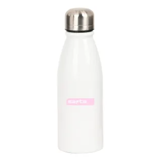 Safta Botella Metalica de 500ml - 60x240mm - Color Blanco