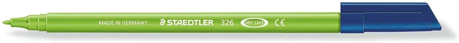 Staedtler Noris 326 Rotulador de Punta Fina - Trazo 1mm Aprox - Tina Base de Agua - Color Verde Claro · Pack de 10 uds.