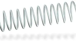 Fellowes Pack de 100 Espirales Metalicas 10mm - Hasta 60 Paginas - Color Blanco