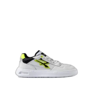 Upower Harlow Calzado de Seguridad Bajo - Talla 35 - Proteccion OB SR, Peso Ligero - Color Blanco/Amarillo