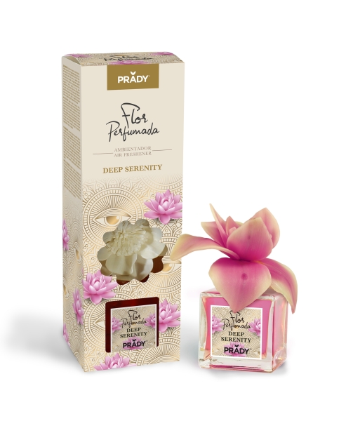 Prady Ambientador Flor Perfumada Deep Serenity - Frasco de Cristal 90ml