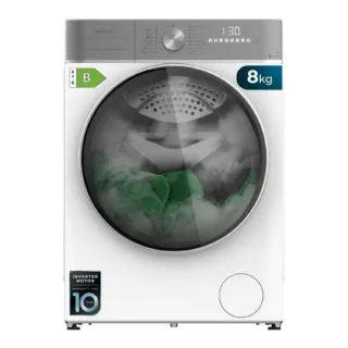 Cecotec Bolero Wash and Dry 8580 Inverter Lavadora Secadora - Capacidad 5kg - Velocidad 1400rpm - Seguro Infantil - Motor Inverter - 16 Programas - Color Blanco