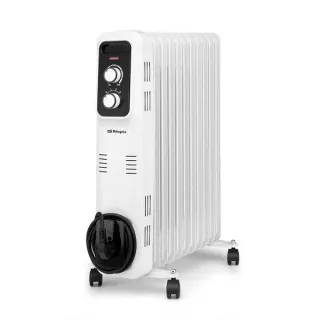 Orbegozo RL 2500 Radiador de Aceite Elegance - Potente y Seguro - Inercia Termica para Dispersion Homogenea del Calor - Facil Manejo y Transporte - Proteccion contra Sobrecalentamiento y Ant