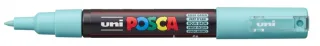 Posca PC-1M Marcador de Pintura - Punta Conica 0.7mm - Tinta Base al Agua - No Permanente - Resistente a la Luz - Inodoro - Ideal para Carteleria y Decoracion - Color Verde Marino · Pack de