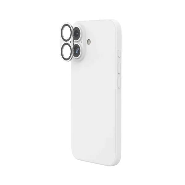 Hama Cam Protect Protector de Camara para iPhone 16 / 16 Plus - Vidrio Templado - Color Transparente