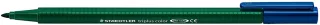 Staedtler Triplus Color 323 Rotulador de Punta Fina - Trazo 1mm Aprox - Tinta Base de Agua - Color Verde Tierra · Pack de 10 uds.