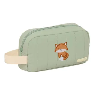Safta Zorrito Portadesayunos Termico de 1.7L - Interior Forrado en Aluminio - 215x65x120mm - Color Verde