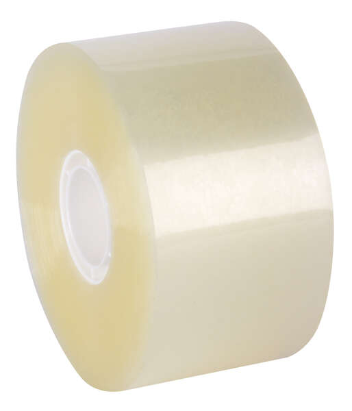 Apli Precinto Compact sin Ruido Pp Acrilico Transparente 50mm x 132m - Facil de Cortar - Adhesivo Fuerte - Resistente al Desgarro - Transparente · Pack de 36 uds.