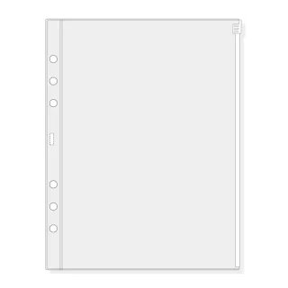 Finocam R1071 Funda para Agendas Open - Cierre de Cremallera - Formato 1000 - 167x2x217mm - PVC - Color Gris Claro