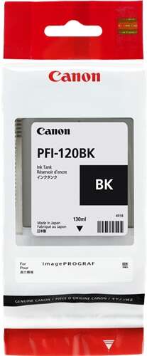 Canon PFI120 Negro Cartucho de Tinta Original - 2885C001/PFI-120BK