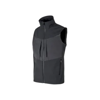Upower Brio Chaleco de Trabajo Softshell - Talla 2XL - Repelente al Agua, Interior de Microfleece, Tecnologia de Grafeno, Multiples Bolsillos, Insertos Reflectantes, Cremallera Waterproof -