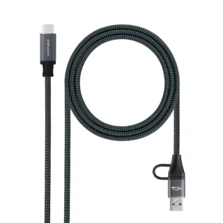 Nanocable Cable USB3.2 100W USB-C+A/USB-C 1,5 M