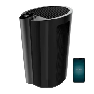 Cecotec BigDry 9000 Professional Black Connected Deshumidificador - 320W - Deposito 4.5L Extraible - WiFi - Cobertura hasta 90m2 - Pantalla LED Tactil - Temporizador - Silencioso - Color Neg