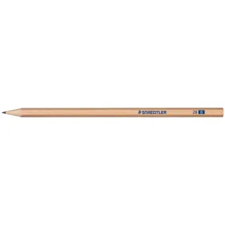 Staedtler Noris Natural 130 Lapiz de Grafito Hexagonal 2B - Madera Certificada FSC - Cuerpo de Color Madera Natural · Pack de 12 uds.