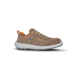 Upower Vento S Calzado de Seguridad Bajos - Talla 38 - Ligeros y Comodos, Gamuza con Aireador, Mesh Transpirable, Puntal AirToe Composite, Antiperforacion, Antideslizante, Proteccion S1PS FO