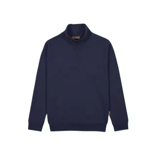 Upower Maui Sudadera con Media Cremallera - Talla 2XL - French Terry, Transpirable, Duradera, Ajuste Comodo, Detalles de Calidad, Mangas Ranglan, Costuras Pespunteadas - Color Azul Marino