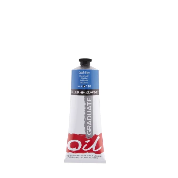 Daler Rowney Graduate Pintura al Oleo - Tubo de Aluminio - 220ml - Color Azul Cobalto