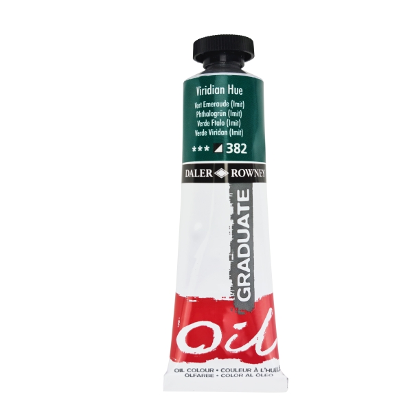 Daler Rowney Graduate Pintura al Oleo - Tubo de Aluminio - 38ml - Color Viridiano