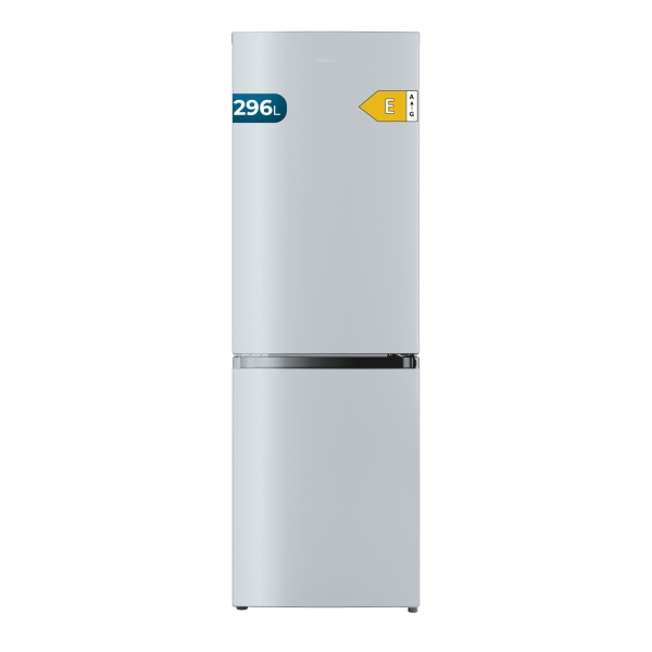 Cecotec Bolero CoolMarket Combi 296 DF White Frigorifico Combi - Capacidad 296L - Luz LED - Defrost - Congelacion Ultrarapida - Cajon para Frutas y Verduras - 185x60x60cm - Color Blanco