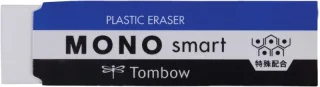 Tombow Mono Smart Goma de Borrar - 9g - Extrafina - Ancho de 5.5mm - Funda de Papel - PVC Libre de Ftalatos y Latex - Color Blanco · Pack de 20 uds.