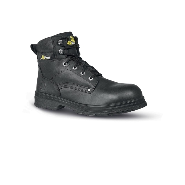 Upower Track L Botines de Seguridad - Talla 36 - Empeine Piel Hidrofugo, Puntal Composite, Antiperforacion Acero Inoxidable, Transpirables, Suela Antideslizante, Proteccion S3 FO SR - Color
