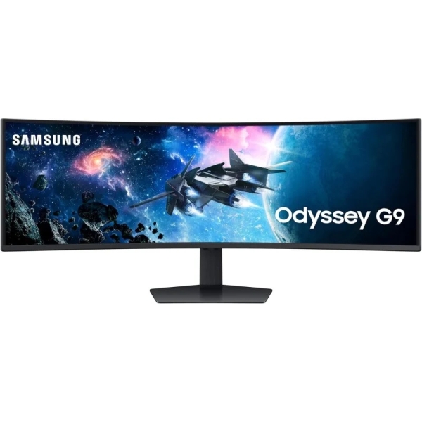 Samsung Odyssey G95C Monitor 49" LED Curvo DWQHD 240Hz FreeSync Premium Pro - Respuesta 1ms - Ajustable en Altura, Giratorio e Inclinable - Angulo de Vision 178º - 32:9 - HDMI, USB 3.0, DisplayPort - VESA 100x100mm