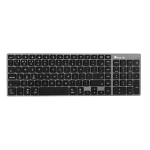 NGS Fortune-BT Teclado Multidispositivo Inalambrico USB Bluetooth - Portugues - Silencioso - Teclas X-Type - Bateria Recargable