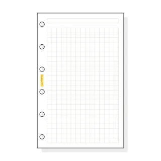 Finocam C240 Recambio para Agendas Classic - Cuadriculado - Formato 602 - 73x114x5mm - Color Blanco