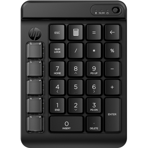 HP 430 Teclado Numerico Inalambrico - 9 Teclas Programables - Bluetooth - Color Negro