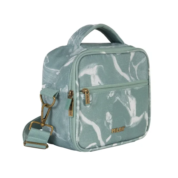 Milan Lava Bolsa Isotermica Porta Alimentos de 3.5L - Incluye 3 Recipientes - 23x20x11cm - Color Verde