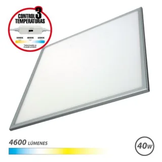 Elbat Panel LED 60x60 40W - 4600Lm - Selector 3 Temperaturas - Color Blanco · Pack de 10 uds.
