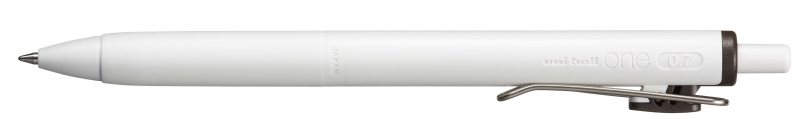 Uni-ball ONE UMN-S-07 Boligrafo de Tinta Liquida - Punta de Bola 0.7mm - Escritura Ultra Fluida - Agarre Suave y Comodo - Color Marrón Oscuro · Pack de 12 uds.