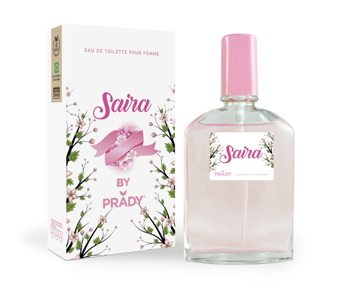 Prady Colonia de Mujer Saira - Frasco de 90 ml - Spray Pulverizador