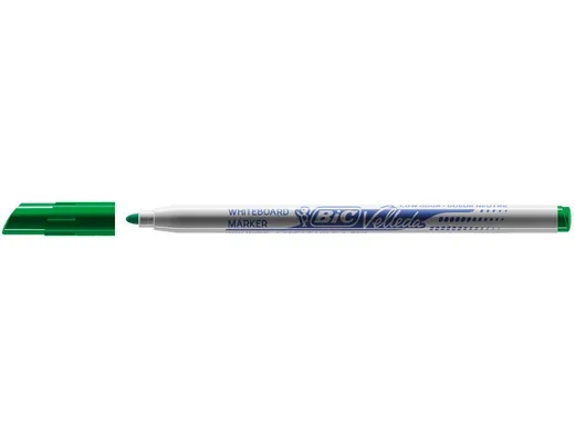 Bic Velleda 1721 Rotulador para Pizarra - Punta Fina - Trazo de 1.5mm - Borrado Optimo - Color Verde · Pack de 24 uds.