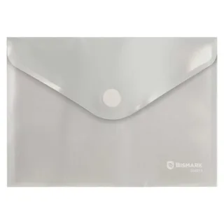 Bismark Sobre Portadocumentos A5 - Cierre de Velcro - Fabricado en Polipropileno - Medidas 230x170mm - Semitransparente