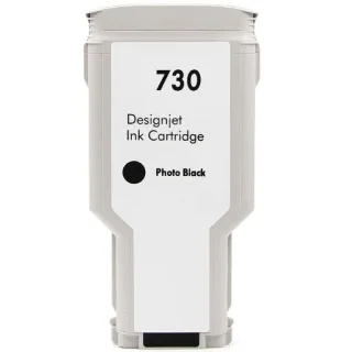 Generico HP 730 Negro Photo Cartucho de Tinta - Reemplaza P2V73A/P2V67A