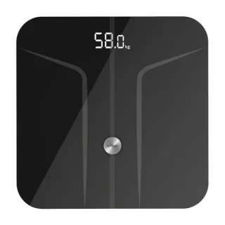 Cecotec Surface Precision 9750 Smart Healthy Bascula Corporal hasta 180kg - Bluetooth 4.0 - Patas Antideslizantes - Funcion Bebe - Vidrio Templado - 4 Sensores - Cinta Metrica - 300x300mm -